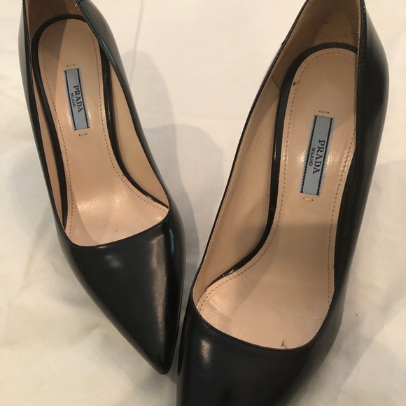 Black Prada Pumps - Picture 2 of 5